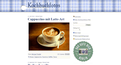 Desktop Screenshot of kochbuchfotos.de